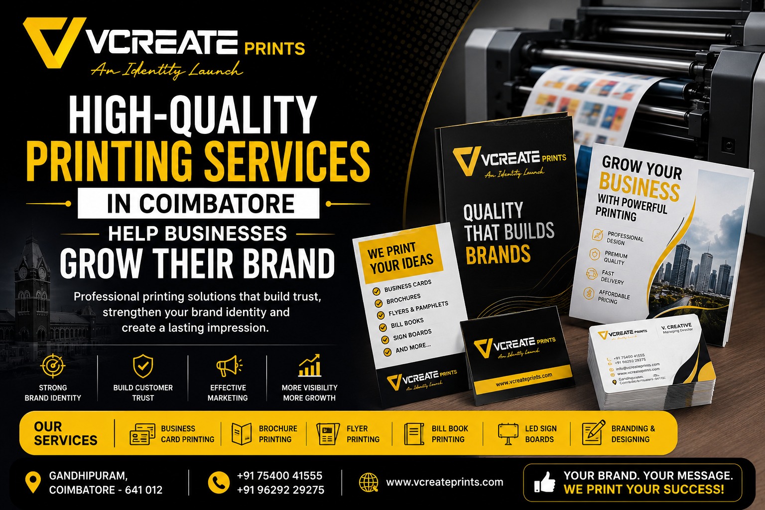 Flyer Printing in Coimbatore