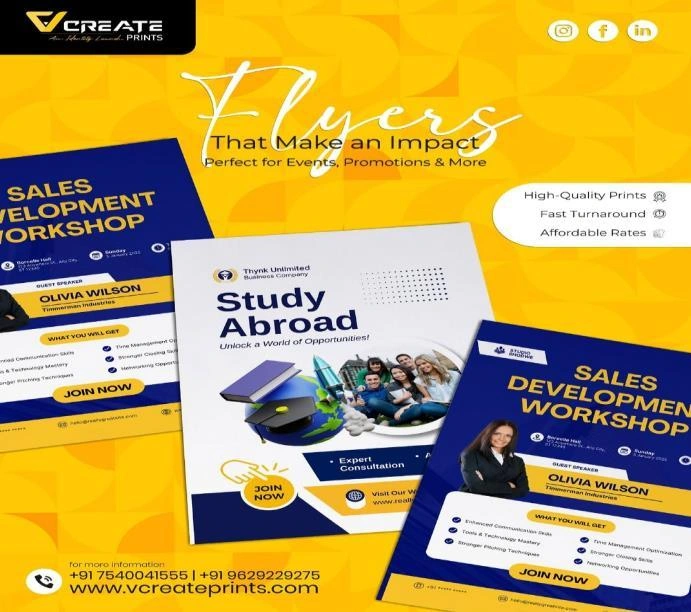 Flyer and Brochure Printing Services in Coimbatore  Flyer and Brochure Printing Services in Coimbatore